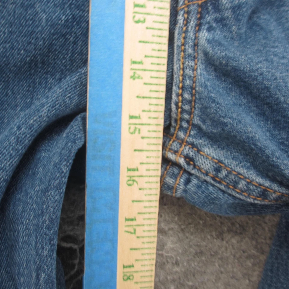 Levis 550 Jeans Mens 58x32 Medium Wash Blue Relaxed Fit Tapered Leg Red Tab - Image 4 of 4
