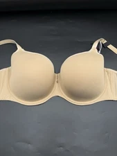 New CURVY COUTURE Tulip Size 46 DD Nude Smooth T-Shirt Underwire Bra St:1274
