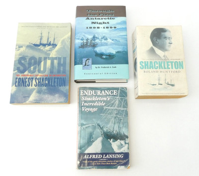 Antarctic Exploration Book Lot Shackleton Endurance Frederick Cook Belgium 4