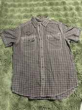 Harley-davidson Mens Copper Block Short Sleeve Henley Medium Harley-davidson Mens Copper Block Short Sleeve Henley Medium