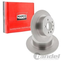2X Mapco Bremsscheiben 286Mm Voll Hinten Passend FüR Opel Omega | 15852