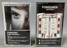 Lot Of 2 Foreigner Cassette Tape Inside Information  Records Tested
