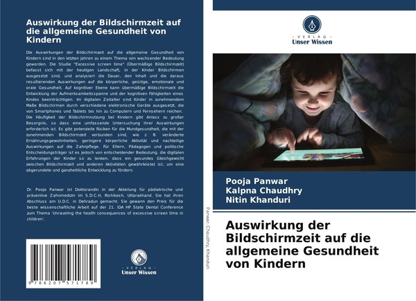 Auswirkung Der Bildschirmzeit Auf Die Allgemeine Gesundheit Von Kindern Buch-image