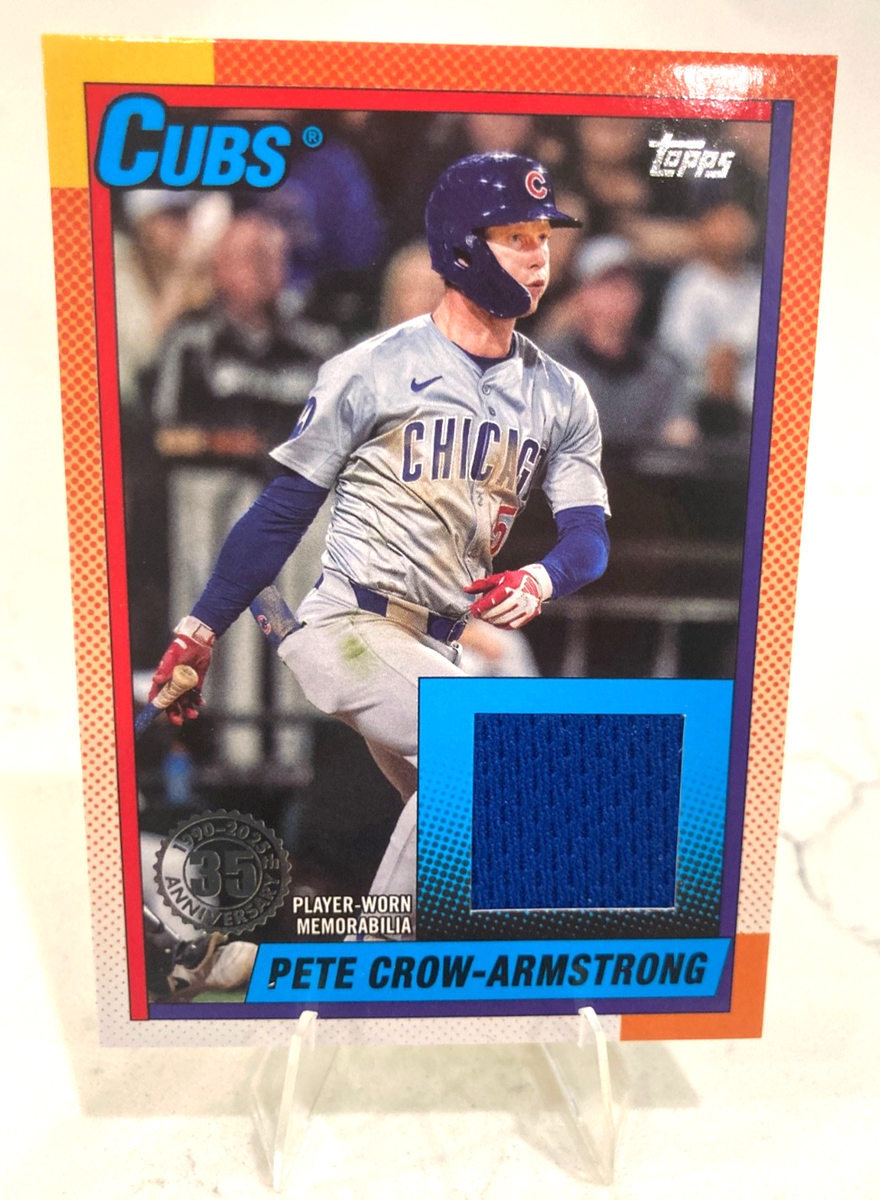 Topps - topps ピートクロウアームストロング 2025 Topps Series 1 - 1990 Topps Baseball Relics Pete Crow