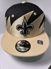 New Orleans Saints Retro Wave OSFM New Era 9Fifty Snapback Hat