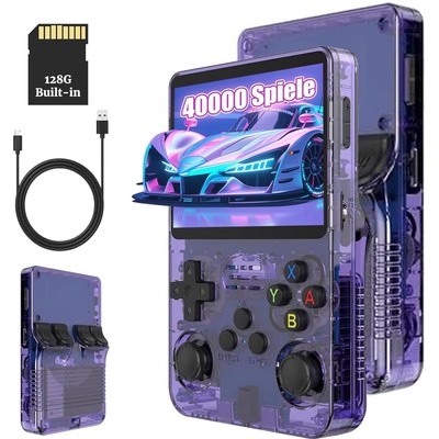 Retro Handheld Konsole 3,5-Zoll IPS 128GB vorinstallierte Spiele tragbar