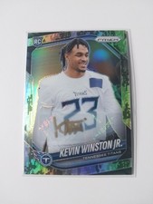 🔥AL 2025 PANINI PRIZM FOOTBALL GOLD INK AUTO CAMO PRIZM /25 RC KEVIN WINSTON JR