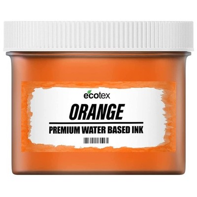 Ecotex Water Based Screen Printing Ink Orange - Fabric Ink, Quart