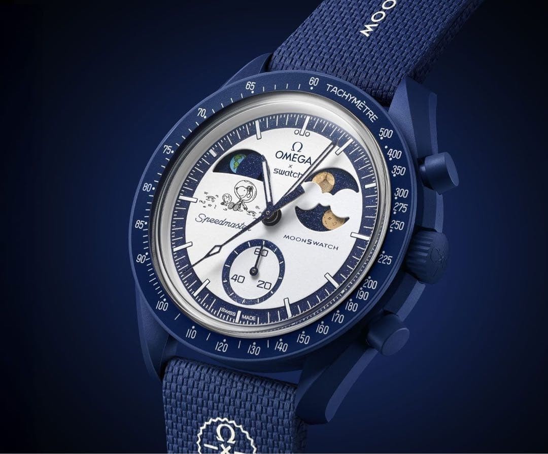 Swatch Omega MoonSwatch Mission to Earthphase | Snoopy | 42mm