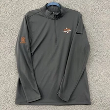 Nike Golf Pullover Mens Large Gray 1/4 Zip 2017 World Champs Huston Astros TPC