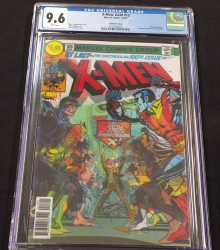 X-MEN: GOLD #13 MARVEL COMICS LENTICULAR  COVER MAYHEW ART CGC GRADED 9.6