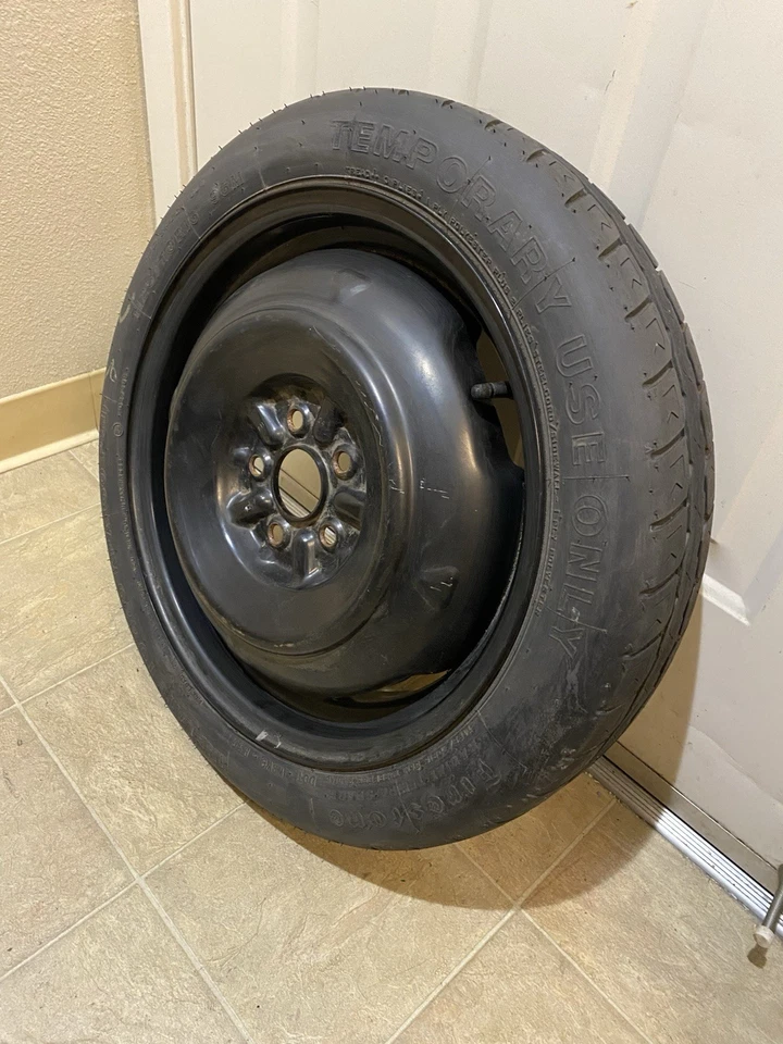 2003-2025 TOYOTA COROLLA SPARE TIRE WHEEL DONUT T125/70/R16 Prius Celica Etc - Image 3 of 4