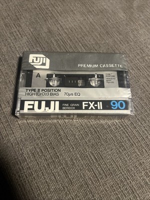 FUJI   FX II  90  1980  USA  TYPE II   BLANK CASSETTE TAPE (1) (SEALED)