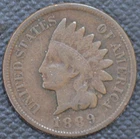1889  VG-F   Indian Head Cent