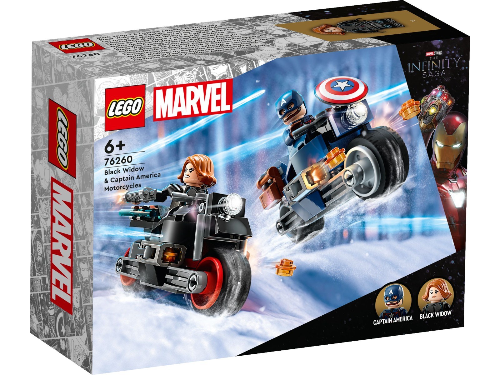 Lego Marvel 76260 - Black Widow & Captain America Motorräder - Bild 5