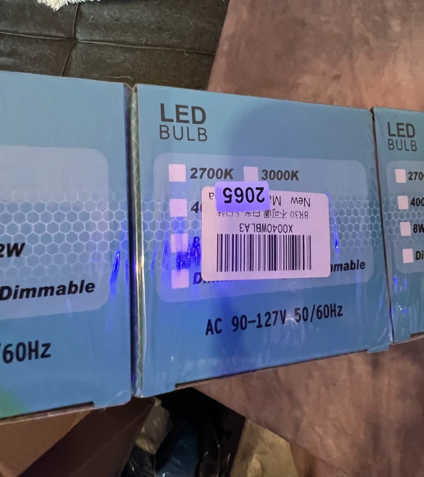 UNITEDLUX BR30 10W 65w Replacement LED Bulb Daylight 5000K Pack of 5 NIB Sealed - Image 3 of 4