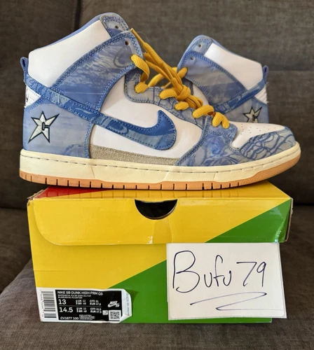 Nike SB Dunk High PRM QS Carpet Company hellblau CV1677-100 - Herrengröße 13