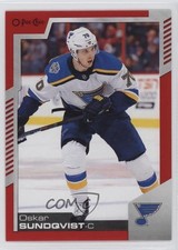 2020-21 O-Pee-Chee Red Border Oskar Sundqvist #349 0uz9