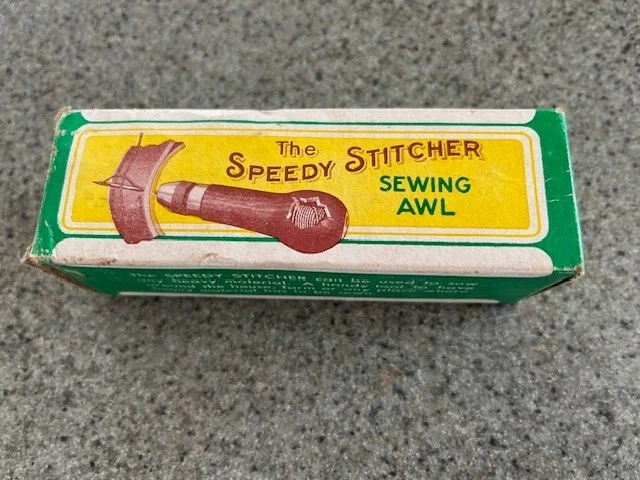 Alène à Coudre Vintage Handy Sewing Awl - Pour Cuir Et Toile, Avec Boîte D'origine, Occasion