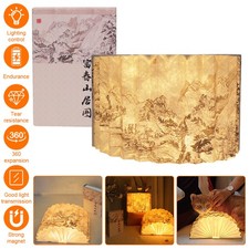 Portable LED Book Light Folding landscape Lamp 3D Christmas/Birthday Gift US