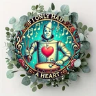 Man Music Vintage Aluminum 8x8 Wizard of Oz Tin Metal Signs Home Décor Wall Art