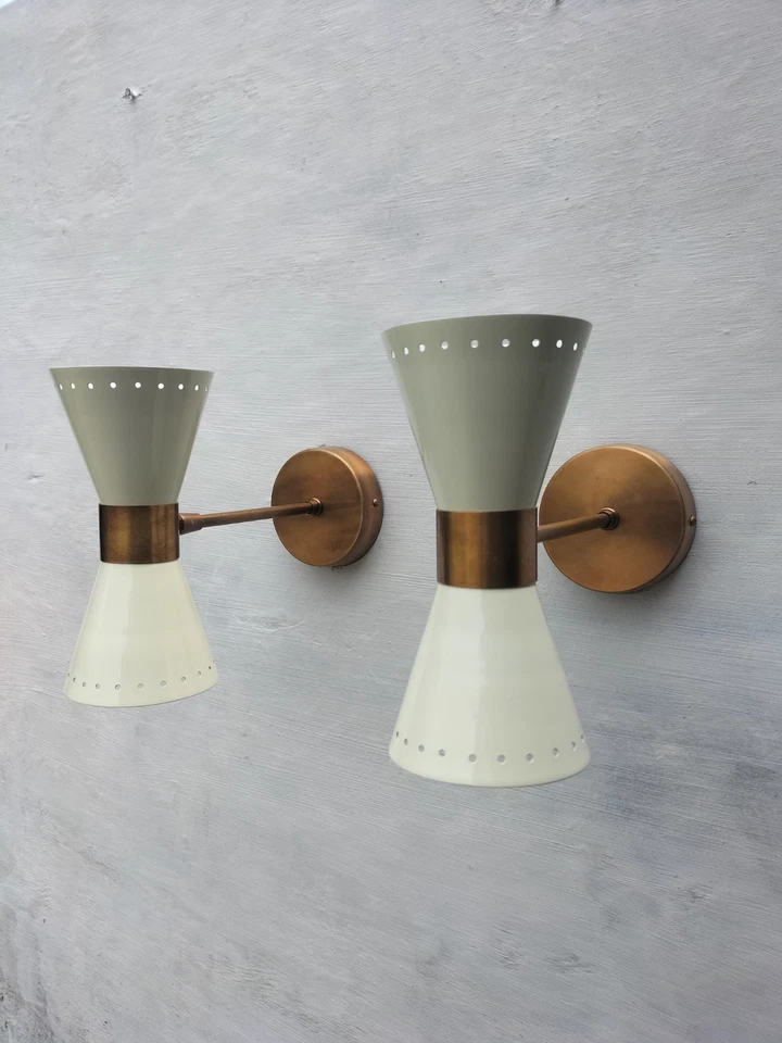 Mid-Century Modern Diabolo Wall Sconces Italian Lighting Fixture Christmas Gift - Image 4 of 4