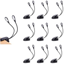 10 Pack Music Stand Lights - USB  Battery Powered