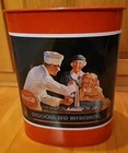 Vintage Coke Coca Cola Waste Basket Trash Can