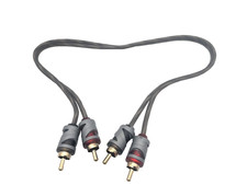 RD AUDIO RCA Cable 1.5FT High Performance - Ultra Flex Noise Rejection - 2R-2R