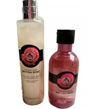 The Body Shop British Rose Shower Gel Wash 250ml Bath Foam Gift Set Discontinued