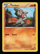 Carta Pokemon Timburr 58/114 Bianco e Nero -B11