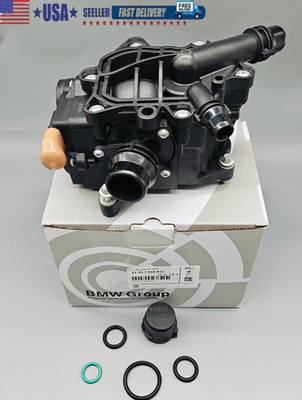 #ad #ad OEM 11537644811 For BMW Petrol Engine Thermostat Heat Manage Module $138.32