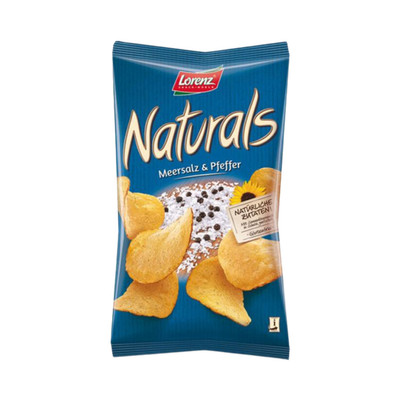 Lorenz Naturals, Chips mit Meersalz & Pfeffer, 110g