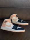 NIB Nike Air Jordan 1 Mid Crimson Tint Toe 2021 554724-133 Men's size 8.5 — photo 1
