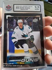 2022-23 Upper Deck Series 1 One Adam Raska Young Guns Rookie RC #232 KSA 9.5