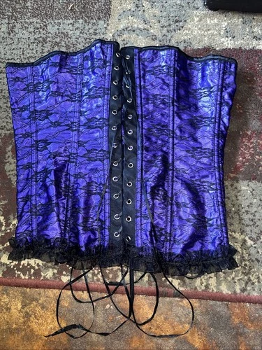 Women Corset SZ XL Purple