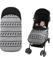 Winter Stroller Footmuff Sleeping Bag: Waterproof Windproof Thick Fleece Lining 
