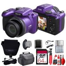 Minolta MN40Z Digital Camera, Purple, 40x Opt...