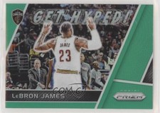 2017-18 Panini Prizm Get Hyped! Green Prizm LeBron James #GH-LJ 1v7