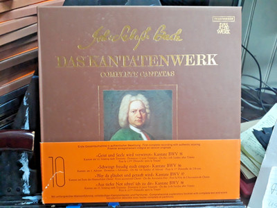 Bach Complete Cantatas BWV35-3, Vol 10, Nikolaus Harnoncourt 2LP NM Lp