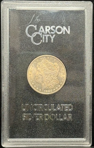 Uncirculated 1880-CC Morgan One Dollar S$1 Silver Coin GSA - No COA