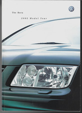 Volkswagen Bora 2001-2002 UK Market Sales Brochure S ST SE Sport V5 V6 4Motion