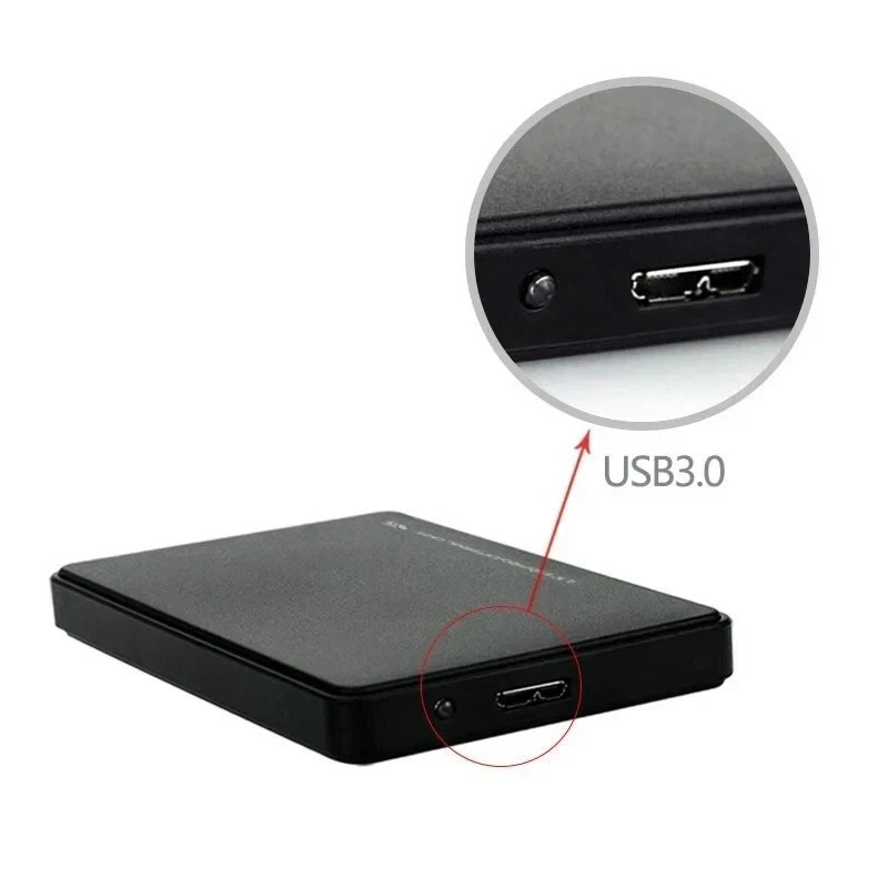USB 3.0 2TB SATA SSD External Hard Drive Portable Desktop Mobile Hard Disk Case - Image 4 of 4