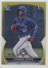 2023 Bowman Chrome Prospects Yellow Refractor 4/75 Yhoangel Aponte #BCP-110 zg6