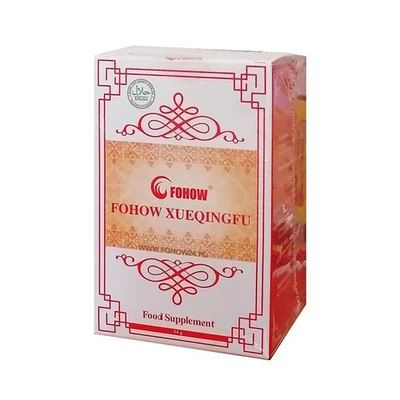 FOHOW HEALTH PRODUCTS CO Fohow Blutgefäße Reinigen Xueqinfu 120 Kapseln 250mg - Soja & Traubenkernextrakt