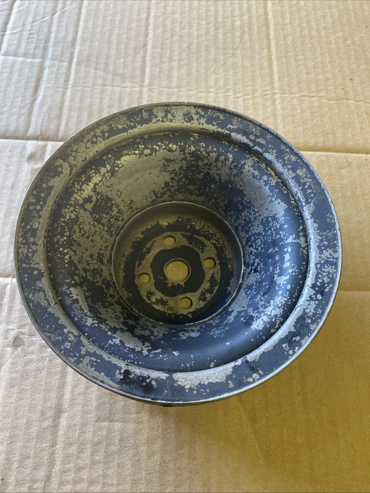 Polea de bomba de agua de 3 ranuras original vintage Oldsmobile V8 AC PS Foto 4 de 4