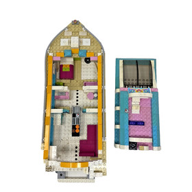 Vintage LEGO Friends Dolphin Cruiser 41015 Boat No Box Incomplete 1 lb 7.2 oz