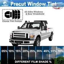 PreCut 2Ply Window Tint Film Kit For 2008-2012 Ford F250/F350/F450 Super Cab