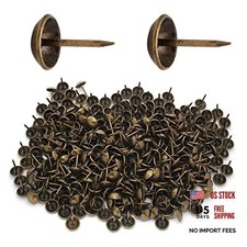 Jiozermi 300 Pcs Upholstery Tacks - 7/16" 0.43" x 0.67" / 11x17 mm Bronze