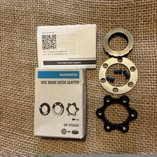 Shimano SM-RTAD05 Centerlock 6-Bolt Brake Rotor Mount Adapter Missing 3 Screws